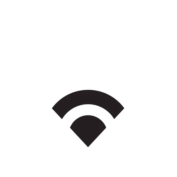 Antennensignal Bluetooth Symbol Solid Stil — Stockvektor