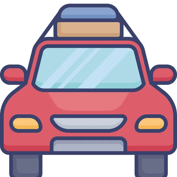 Automobile Car Transport Icon — Stock Vector