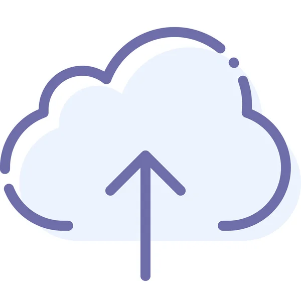 Pictogram Voor Cloudopslag — Stockvector