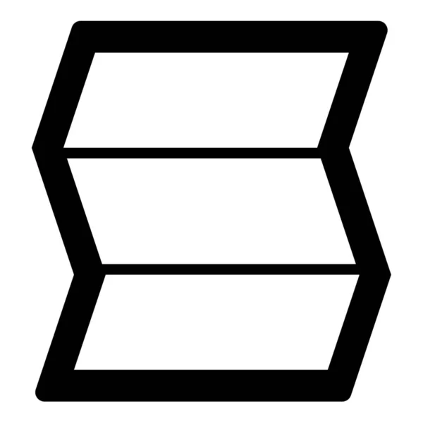 Notizblock Skript Solides Symbol Soliden Stil — Stockvektor