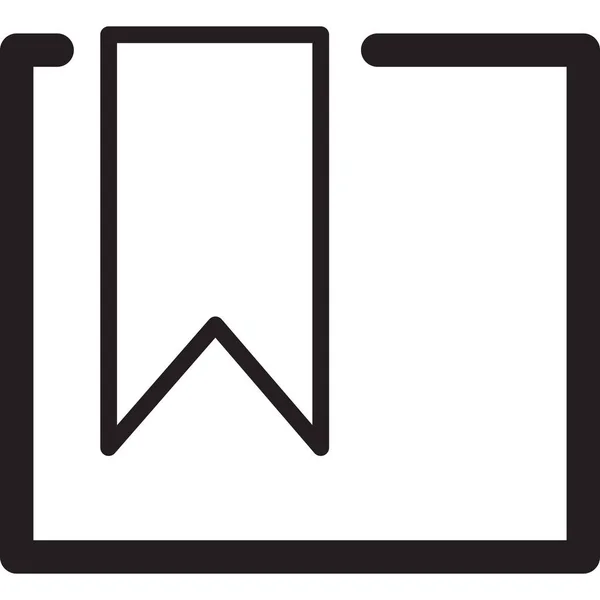 Label Winkel Winkelen Icoon Outline Stijl — Stockvector