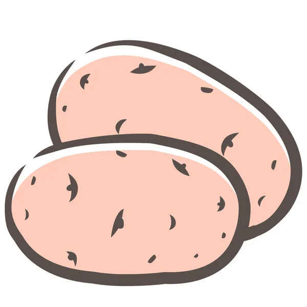 Icône Pomme Terre Légume Icône — Image vectorielle