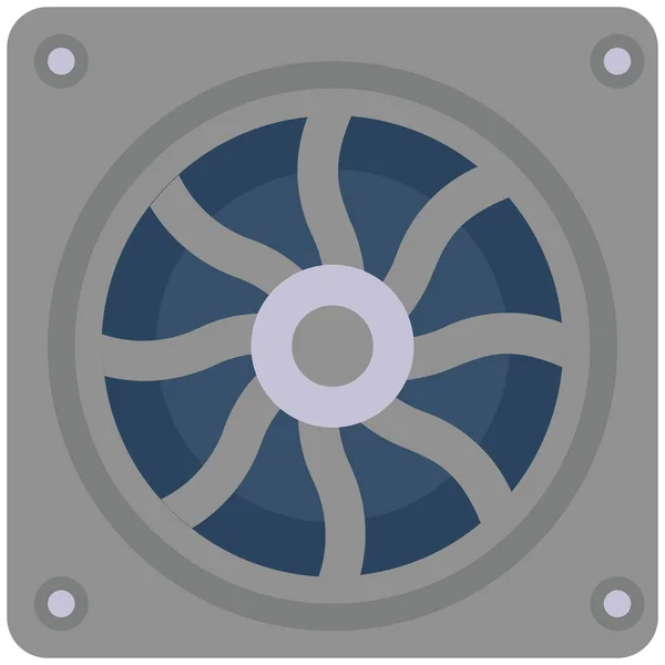Icône Dispositif Refroidissement Ordinateur Dans Catégorie Ordinateur Matériel — Image vectorielle