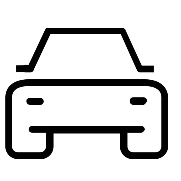 Icono Transporte Automóviles Estilo Esquema — Vector de stock