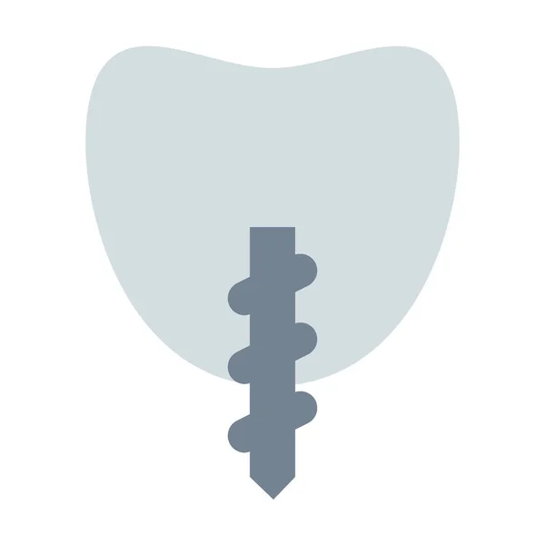 ネジ歯のアイコンをフラットスタイルに移植する — ストックベクタ