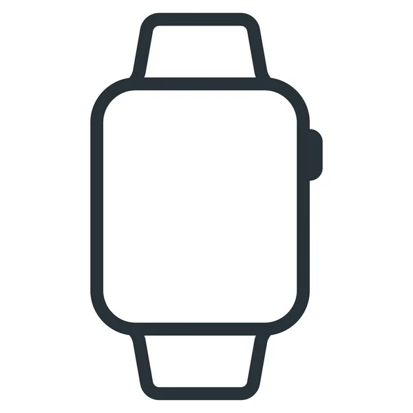 Ikona Inteligentnego Zegarka Elektronicznego Kategorii Urządzenia Urządzenia Elektroniczne — Wektor stockowy
