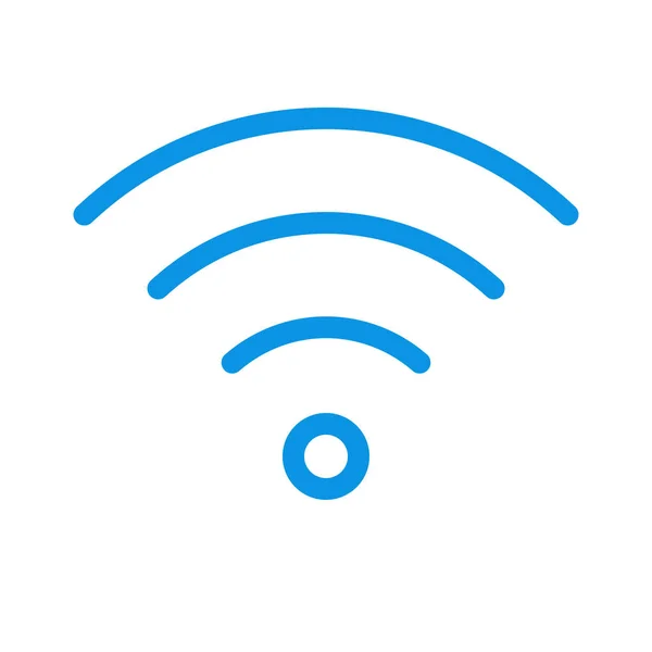 Wifi Symbol Für Verbindungssignale Outline Stil — Stockvektor