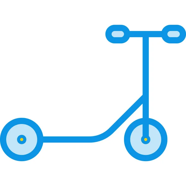 Scooter Sport Icono Del Esquema Estilo Del Esquema — Archivo Imágenes Vectoriales