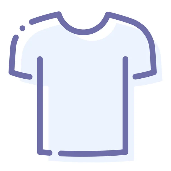 Ropa Ropa Camiseta Icono Estilo Contorno Lleno — Vector de stock