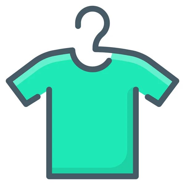 Kleidung Shirt Dinge Symbol — Stockvektor