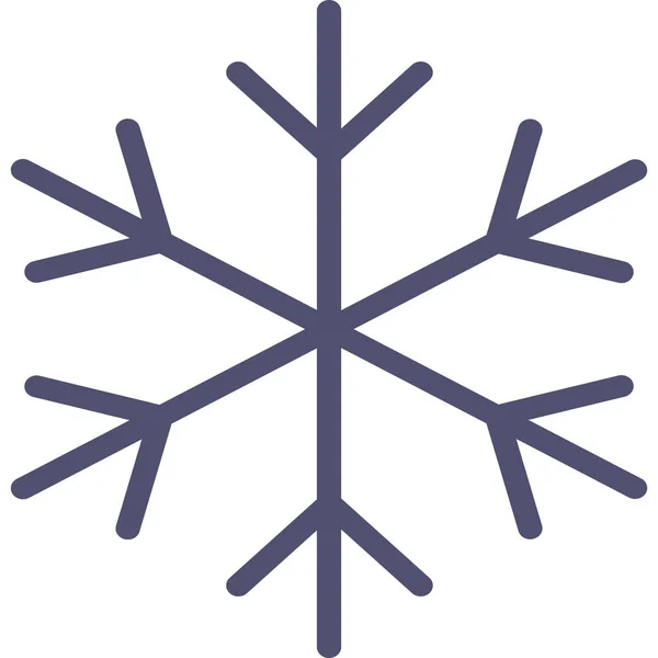 Cold Cool Frost Icon Outline Style — Stock vektor