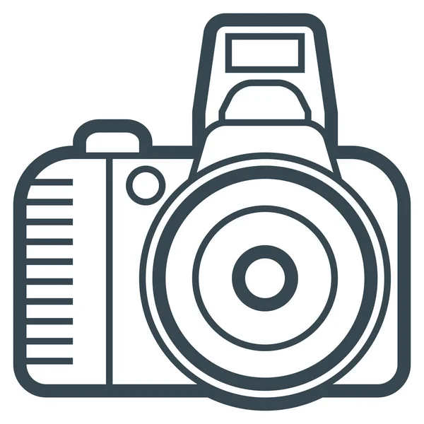 Apparaten Camera Apparaat Pictogram Outline Stijl — Stockvector