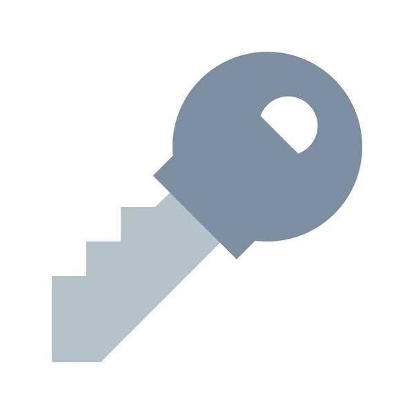 Přístupové Heslo Ikona Plochém Stylu — Stockový vektor