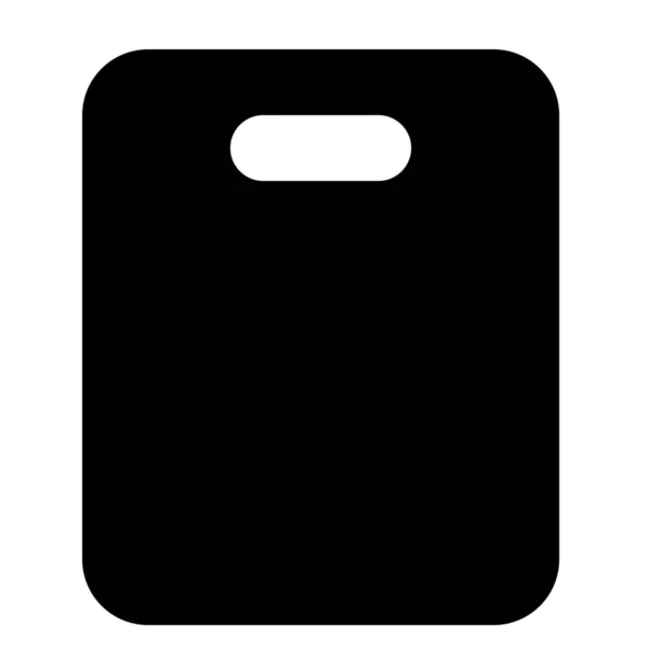 Tas Boodschappenpakket Pictogram Solid Stijl — Stockvector