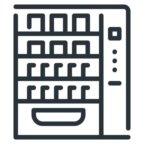 Vending Unact Lanche Ícone —  Vetores de Stock
