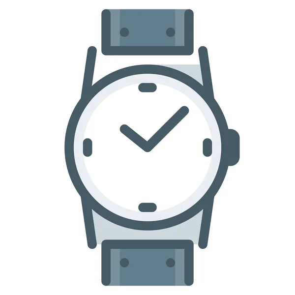 Reloj Relojes Icono Muñeca — Vector de stock