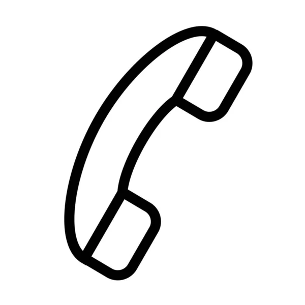 Phone Ring Outline Icon Outline Style — Διανυσματικό Αρχείο