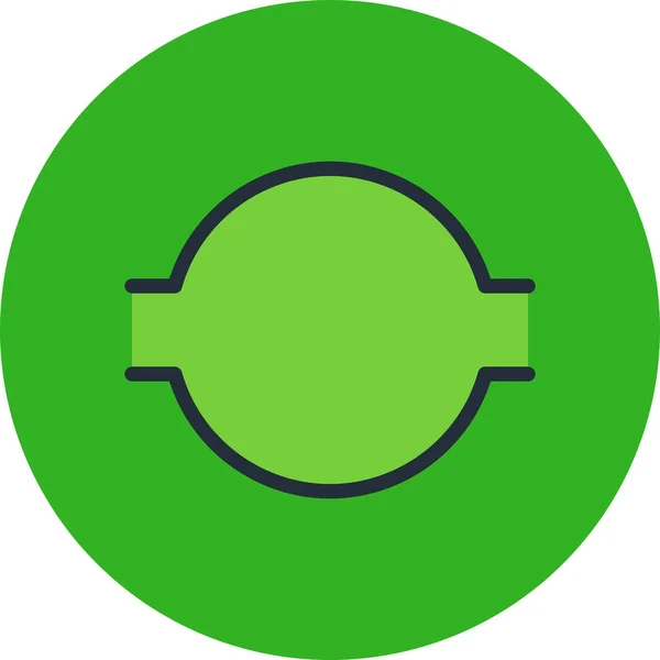 Etikett Logo Retro Symbol Ausgefüllten Outline Stil — Stockvektor