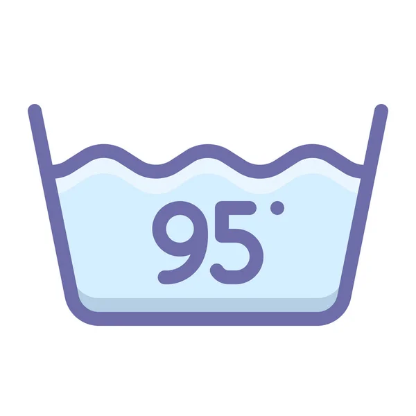 Ninety5 아이콘의 스타일 — 스톡 벡터