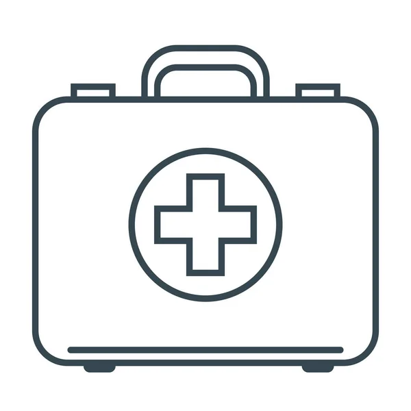 Case Medical Case Icon Outline Style — 스톡 벡터