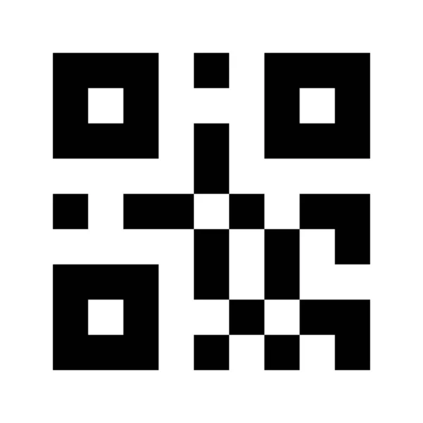 Qrcode Code Icon Fad Style — стоковый вектор
