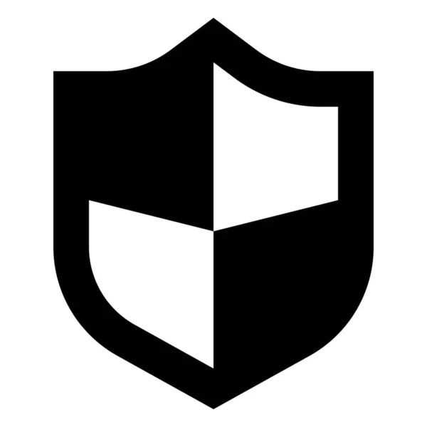 Firewall Bezpečnostní Ikona Pevném Stylu — Stockový vektor