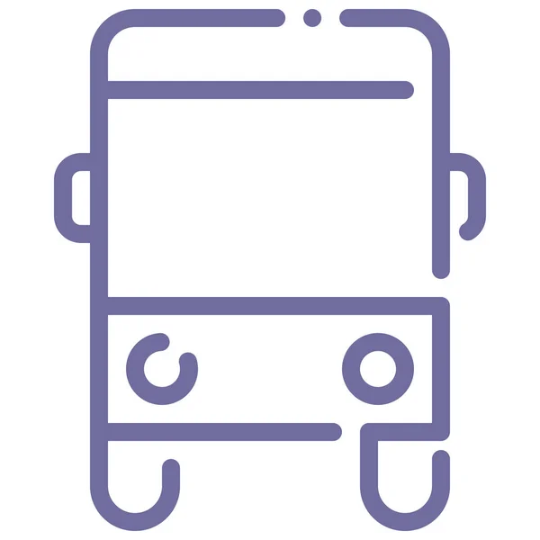 Autobus Icône Signe Dans Catégorie Véhicules Modes Transport — Image vectorielle