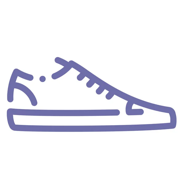 Μπότες Gumshoes Εικονίδιο Στυλ Περίγραμμα — Διανυσματικό Αρχείο