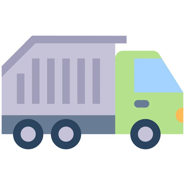Garbage Transport Transportation Icon Vehicles Modes Transportation Category — Stock Vector