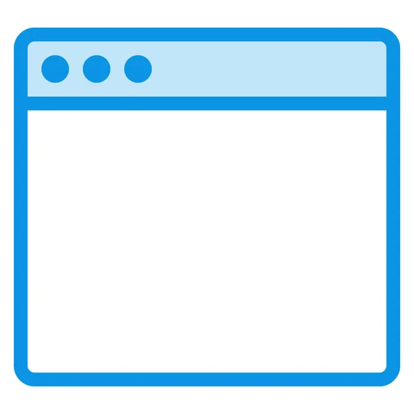 App Mac Window Icon Outline Style — Stock Vector