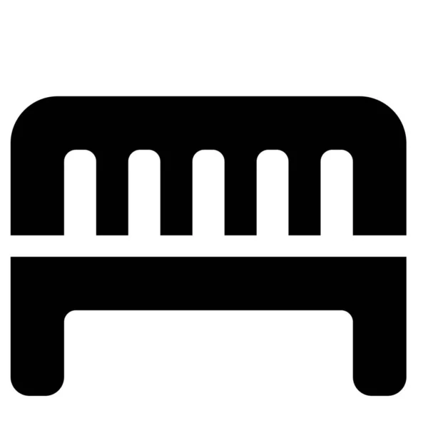 Іконка Інтер Єру Лави Суцільному Стилі — стоковий вектор