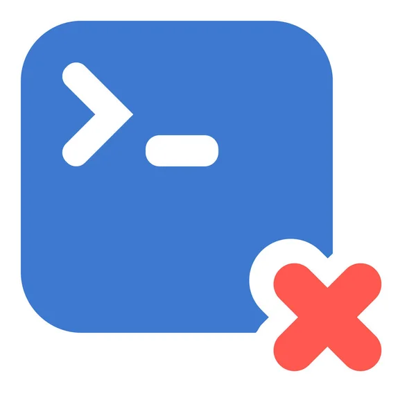 Aplicativo Excluir Ícone Aplicativo Estilo Sólido —  Vetores de Stock