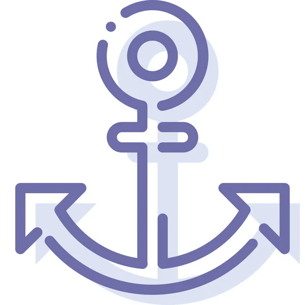 Ankern Marine Sea Icon Der Kategorie Karten Navigation — Stockvektor