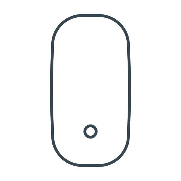 Mouse Apple Icon Outline Style — 스톡 벡터