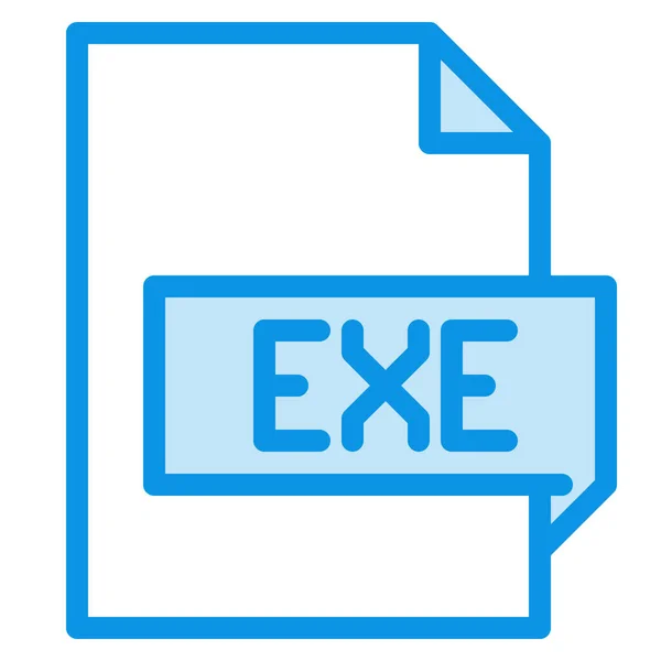 Exe Exekvera Filikon Kategorin Filer Och Mappar — Stock vektor