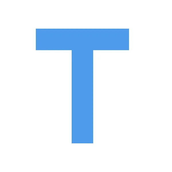 Ікона Формату Шрифту Стилі Flat — стоковий вектор