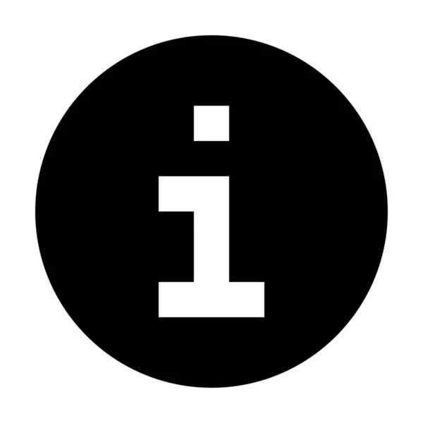 Info Icon Badge Style — Stockvector