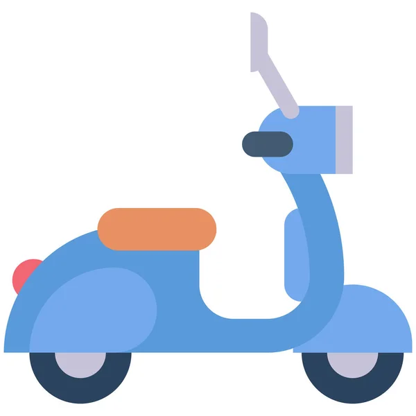Araçlar Ulaşım Kategorisindeki Scooter Taşıma Simgesi — Stok Vektör