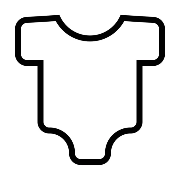 Body Suit Outline Icoon Outline Stijl — Stockvector