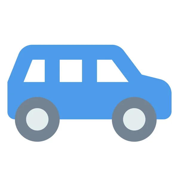 Αυτοκίνητο Combi Hatchback Εικονίδιο Επίπεδο Στυλ — Διανυσματικό Αρχείο