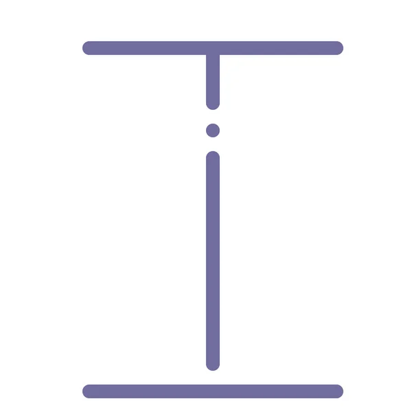Иконка Формата Шрифта Категории Фотография — стоковый вектор