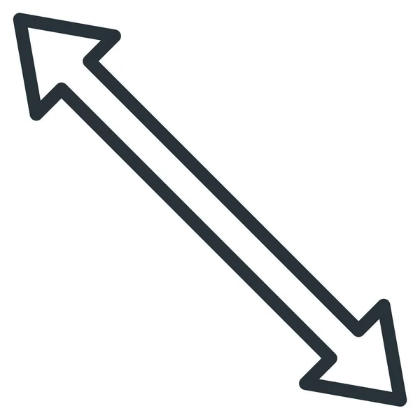 Arrow Resize Icon Icon — Stock Vector