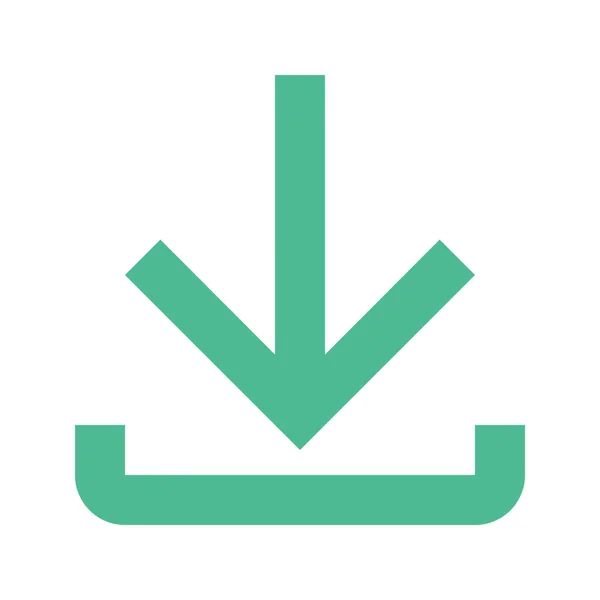 Flat Arrows Icon Flachen Stil Herunterladen — Stockvektor