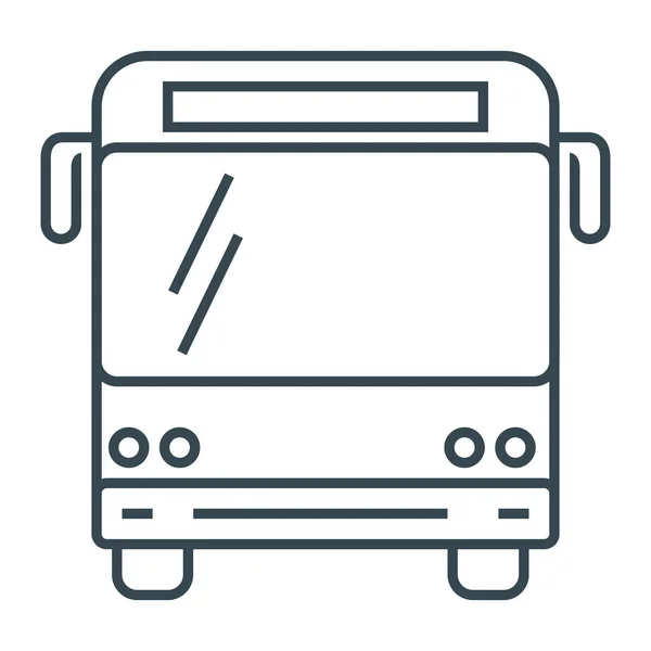 Bus Bus Voyage Icône Tourisme Dans Style Outline — Image vectorielle
