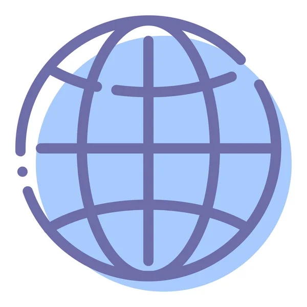 Иконка Интернета Земной Шар — стоковый вектор