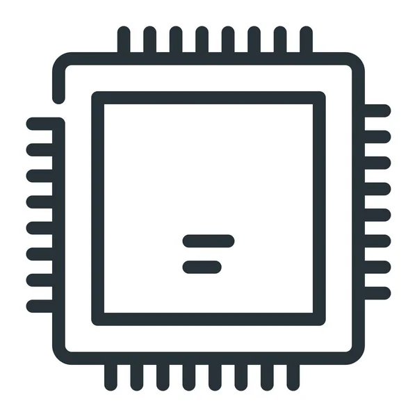 Cpu 하드웨어 아이콘 — 스톡 벡터