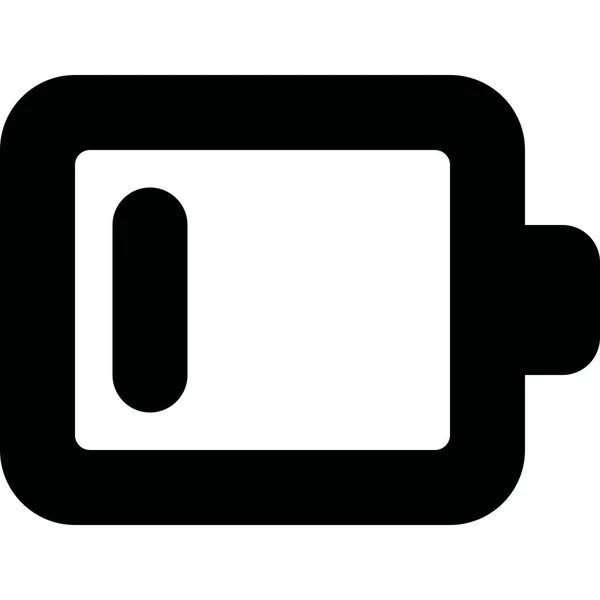Battery Charge Charging Icon Outline Style — Stock Vector