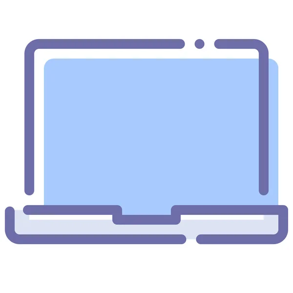 Ikona Laptopa Urządzenia Komputerowego — Wektor stockowy