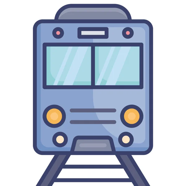 Значок Колії Залізничного Транспорту — стоковий вектор