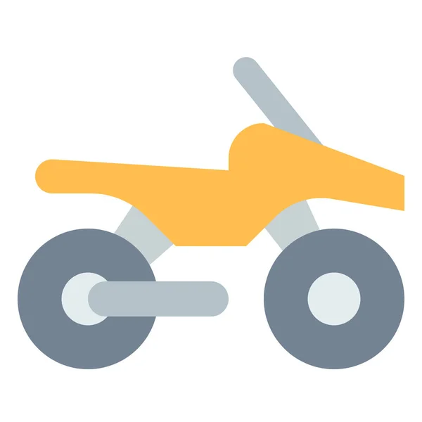 Atv Safari Vehicle Icon Flat Style — 스톡 벡터